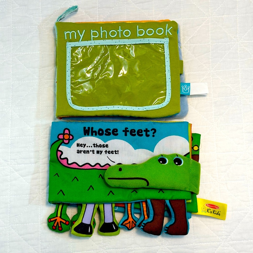 *💙 3 for $15* Soft baby book and photo book
